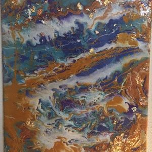 Epoxy Resin w/ gold flakes